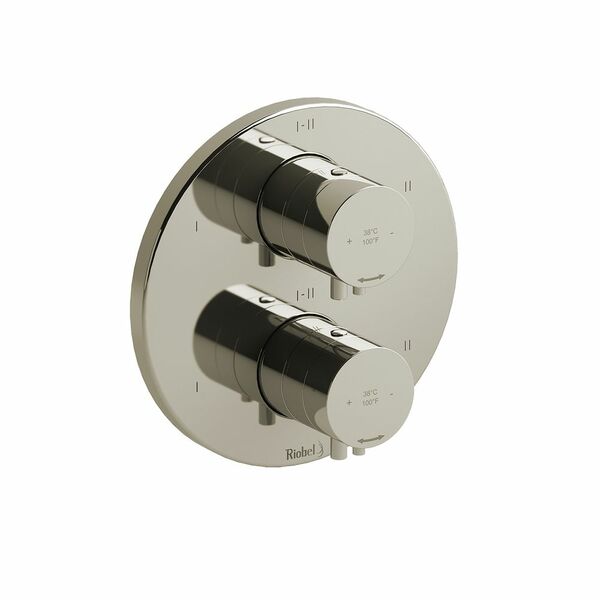 Riobel Riu Double Coaxial System with Hand Shower Rail, 4 Body Jets and Shower Head