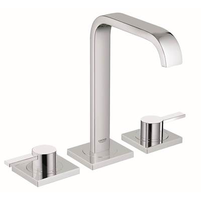 Grohe 2019100A- Grohe Allure 3-hole lavatory wideset, lever handles