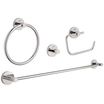 Grohe 40823001- Essentials Accessories Set Master 4-in-1