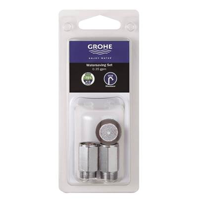 Grohe 48188000- Low Flow Solution Kit for 1-Hole Faucets, 1.3 L/min (0.35 gpm)