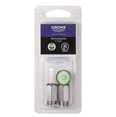 Grohe 48187000- Low Flow Solution Kit for 1-Hole Faucets, 1.9 L/min (0.5 gpm)