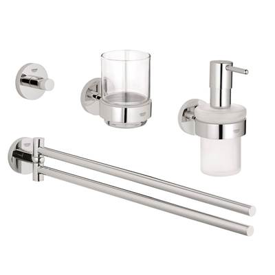 Grohe 40846001- Essentials Accessories Set Master 4-in-1