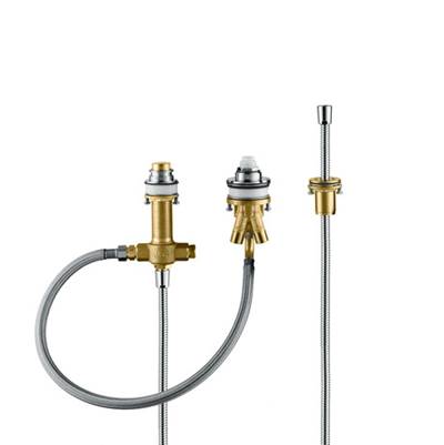 Hansgrohe 13439181- Rough, 3-Hole, Single-Lever Roman Tub Set