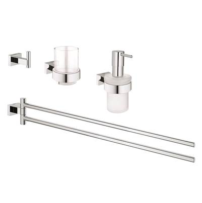 Grohe 40847001- Essentials Cube Accessories Set Master 4-in-1