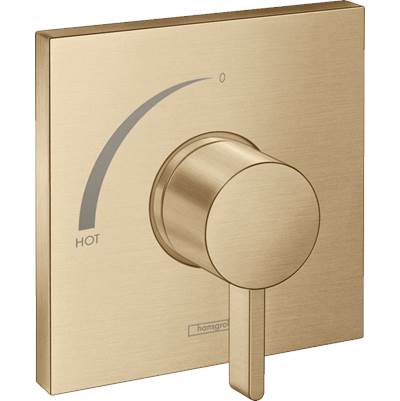 Hansgrohe 15724141- Square Pressure Balance Trim