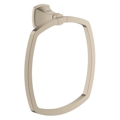 Grohe 40630EN0- Grandera Towel Ring, Brushed Nickel
