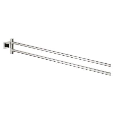 Grohe 40624001- Essentials Cube Double Towel Bar 439 mm