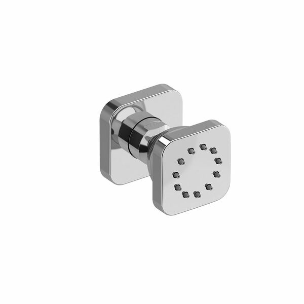 Riobel Equinox System with Hand Shower Rail, 4 Body Jets and Shower Head