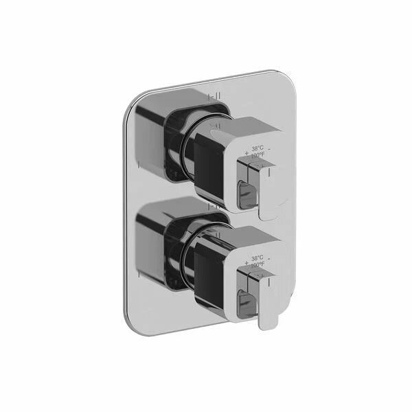 Riobel Equinox System with Hand Shower Rail, 4 Body Jets and Shower Head