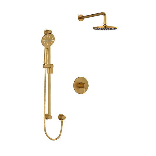 Riobel Riu Shower Kit: 2-Way System with Hand Shower and Shower Head