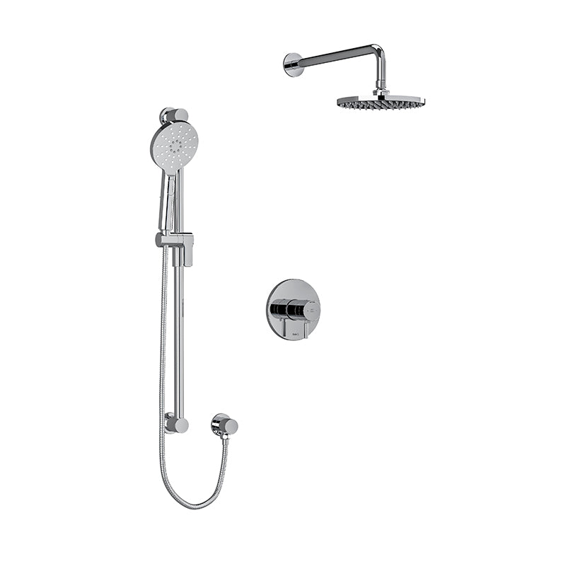 Riobel Riu Shower Kit: 2-Way System with Hand Shower and Shower Head