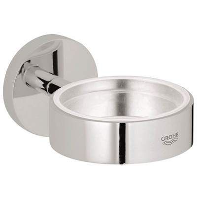 Grohe 40369001- Essentials Holder for Glass, Soap Dish or Soap Dispenser