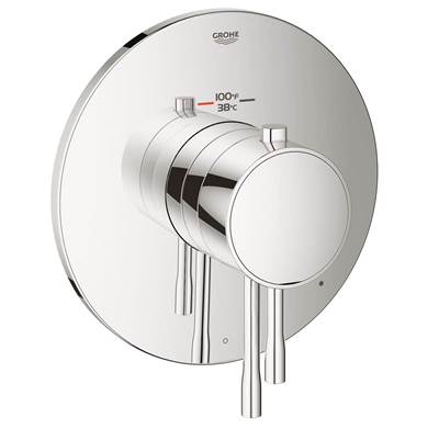 Grohe 19987001- GrohFlex Essence+ Single function THM trim w/control module
