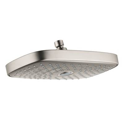 Hansgrohe 4534000- Rd Select E 300 Air Green 2-Jet Showerhead (2.0 Gpm)